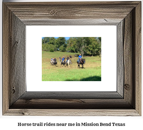 horse trail rides near me in Mission Bend, Texas